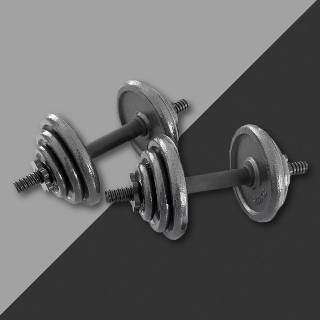  Opti Cast Iron Dumbbell Set - 20kg
