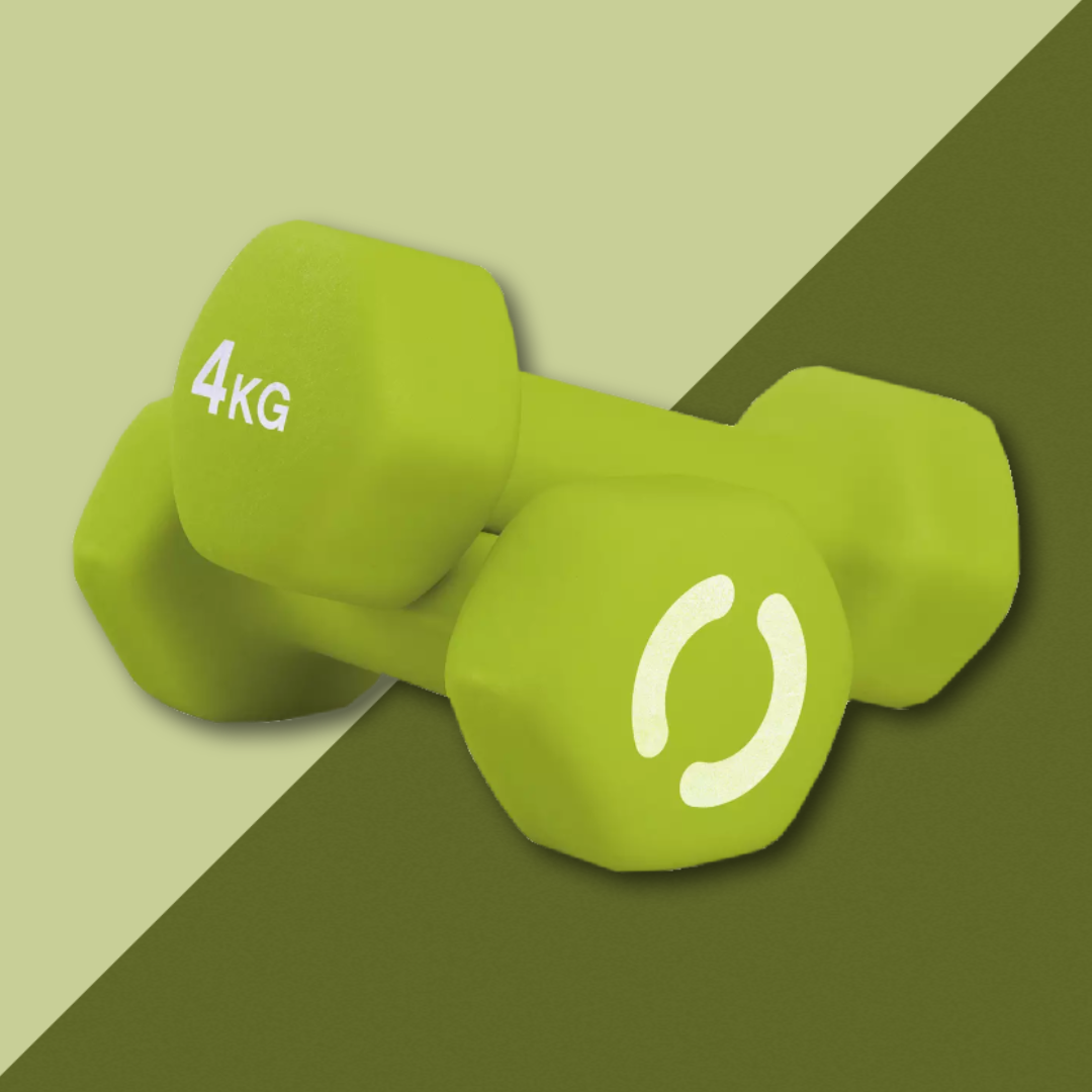  Opti Neoprene Dumbbell Set - 2 x 4kg
