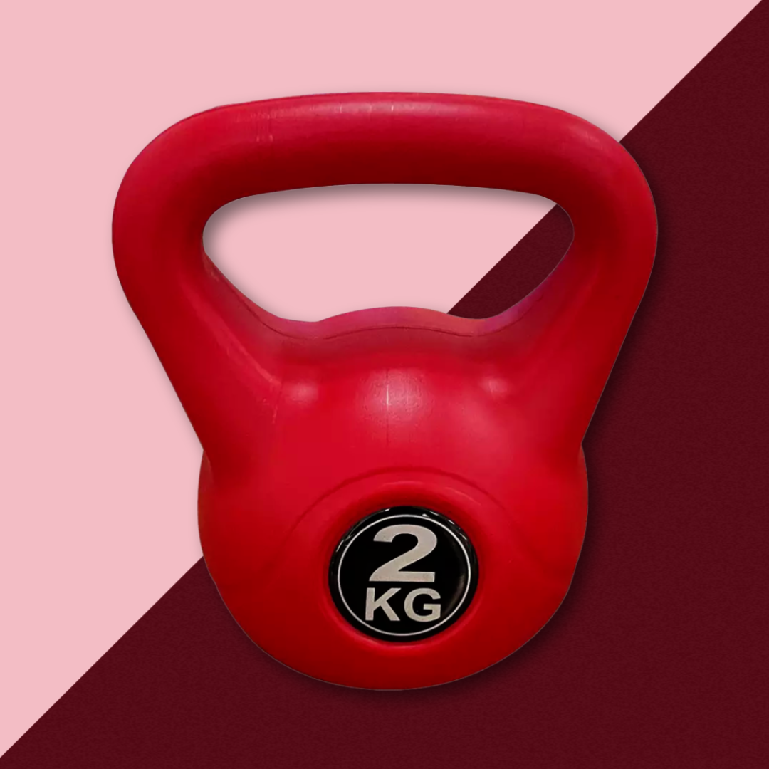  Opti Vinyl 2kg Kettlebells - Red